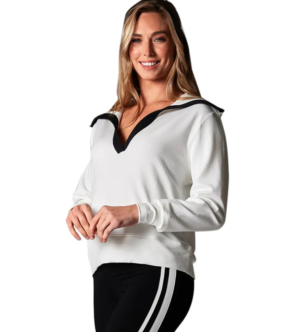 Tavi Cozy Collared Sweatshirt