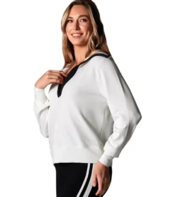 Tavi Cozy Collared Sweatshirt