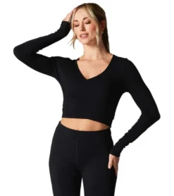 Tavi Criss Cross Long Sleeve Top