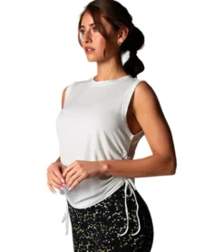 Tavi Crop Side Tie Tank