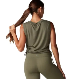 Tavi Crop Side Tie Tank