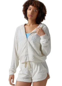 Tavi Palm Terry Zip Hoodie