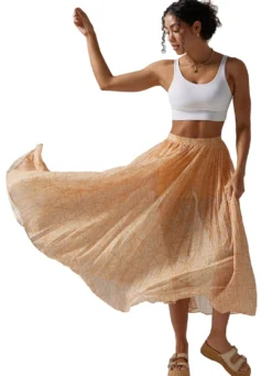 Tavi Pleated Active Coverup Skirt