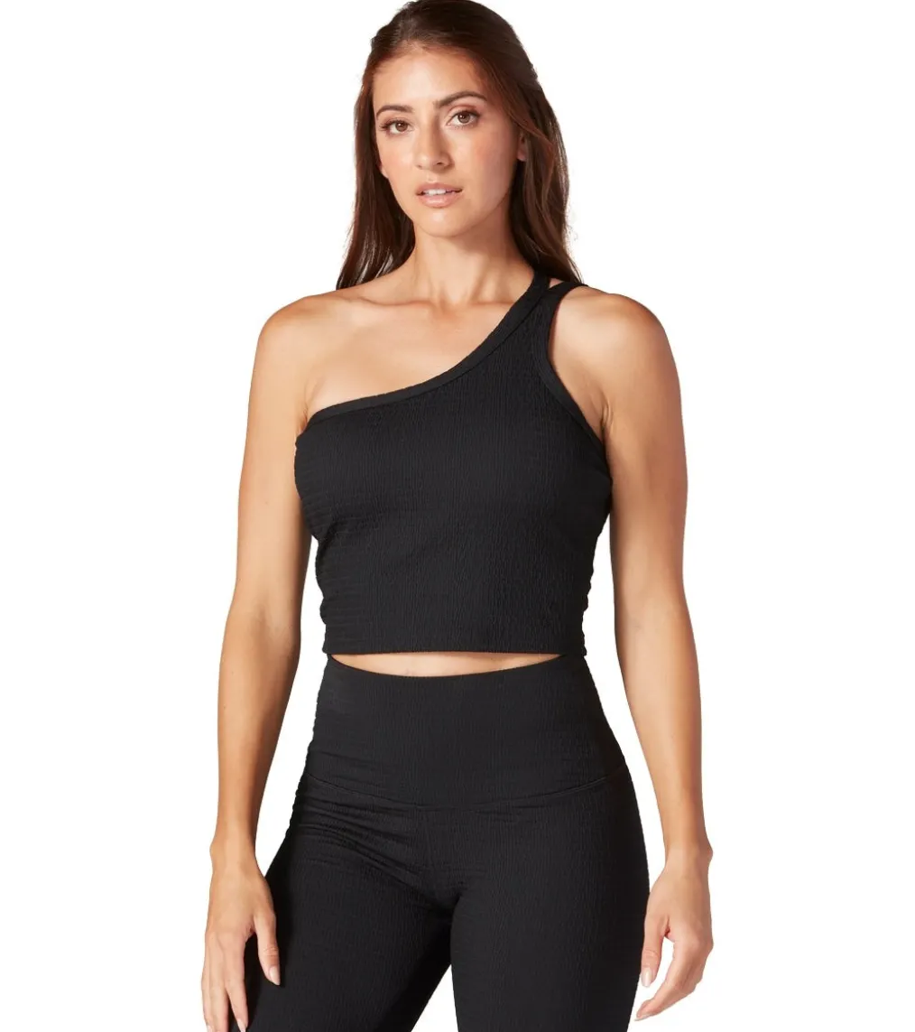 Tavi Seersucker One Shoulder Bra
