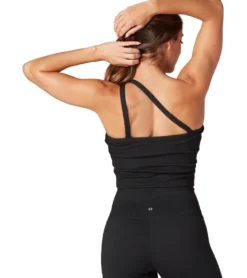 Tavi Seersucker One Shoulder Bra