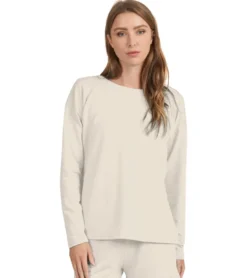 Thrive Societe Cross Back Satin Trim Pull Over