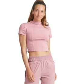Thrive Societe Mock Neck Tee