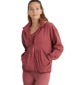 Thrive Societe Perforated Windbreaker