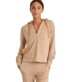 Thrive Societe Pleated Hoodie