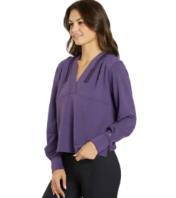 Thrive Societe Pleated Hoodie