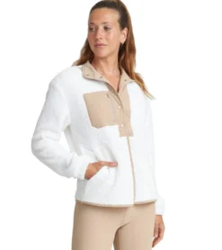 Thrive Societe Sherpa Snap Jacket