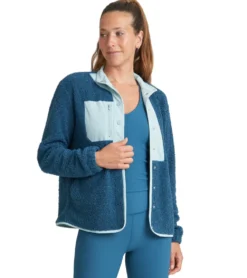 Thrive Societe Sherpa Snap Jacket