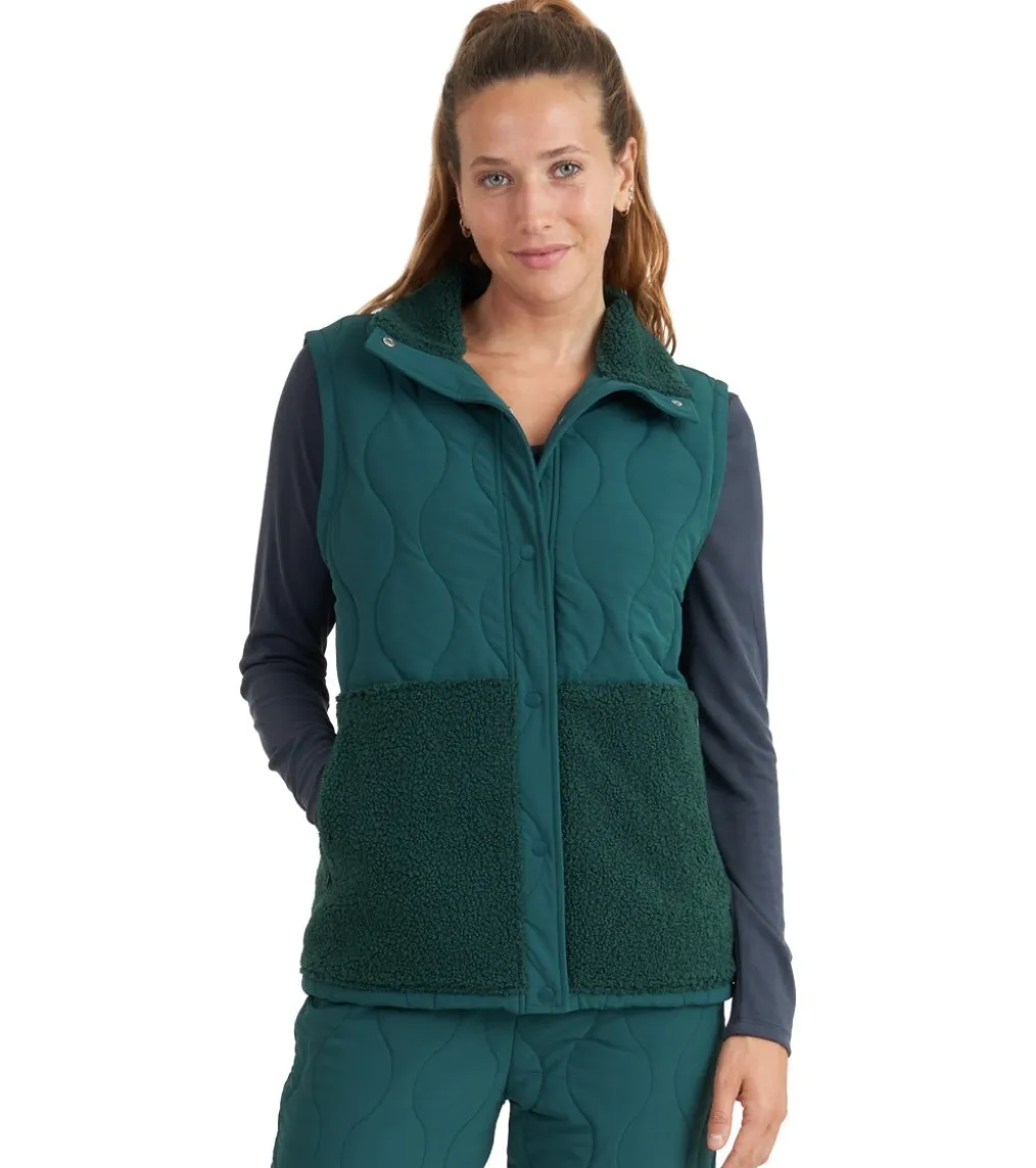 Thrive Societe Teddy Quilted Vest