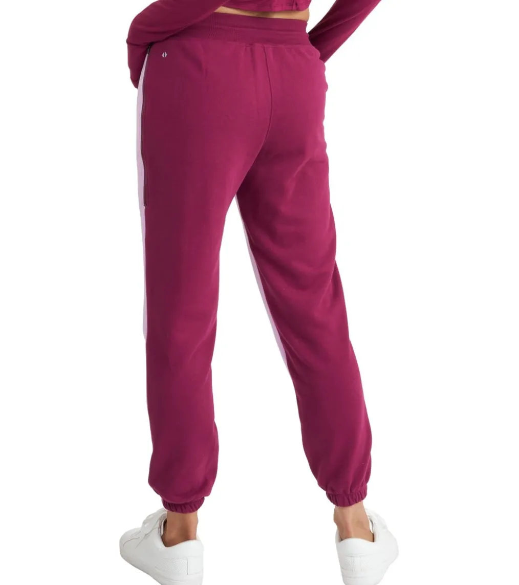 Thrive Societe Zip Color Block Jogger