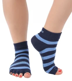 Toesox Ankle Length Half-Toe Yoga Grip Socks
