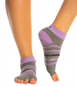 Toesox Ankle Length Half-Toe Yoga Grip Socks