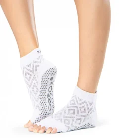Toesox Ankle Length Half-Toe Yoga Grip Socks