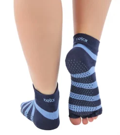 Toesox Ankle Length Half-Toe Yoga Grip Socks