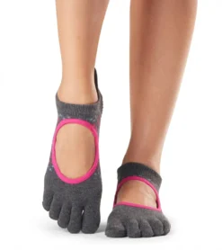 Toesox Bellarina Full-Toe Yoga Grip Socks