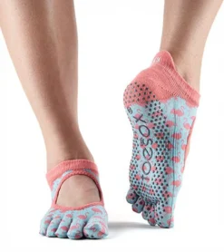 Toesox Bellarina Full-Toe Yoga Grip Socks