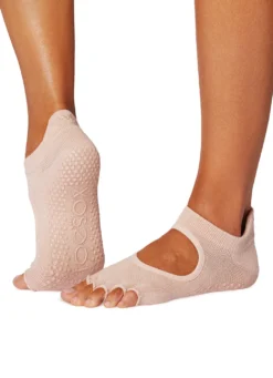 Toesox Bellarina Grip Half Toe Socks