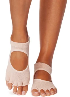 Toesox Bellarina Grip Half Toe Socks