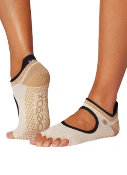 Toesox Bellarina Grip Half Toe Socks