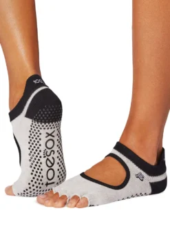 Toesox Bellarina Grip Half Toe Socks