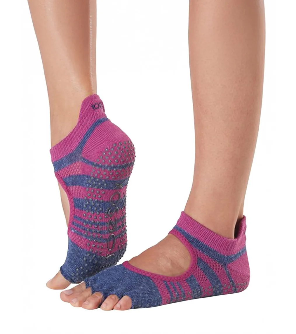 Toesox Bellarina Grip Half Toe Socks
