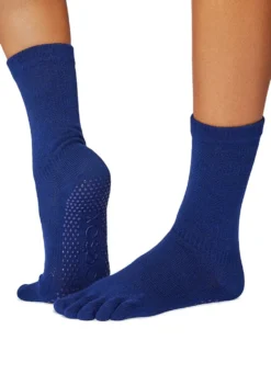 Toesox Crew Full Toe Grip Socks