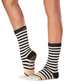 Toesox Crew Full Toe Grip Socks