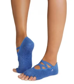 Toesox Elle Half-Toe Yoga Grip Socks