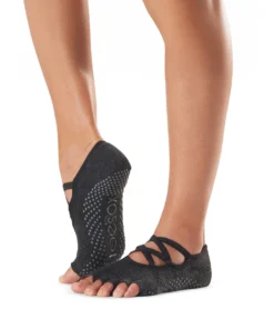Toesox Elle Half-Toe Yoga Grip Socks