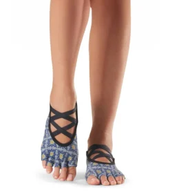 Toesox Elle Half-Toe Yoga Grip Socks