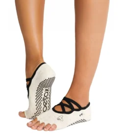 Toesox Elle Half-Toe Yoga Grip Socks