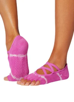 Toesox Elle Half-Toe Yoga Grip Socks