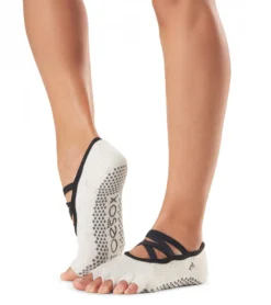 Toesox Elle Half-Toe Yoga Grip Socks