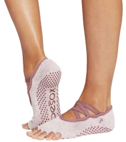 Toesox Elle Half-Toe Yoga Grip Socks