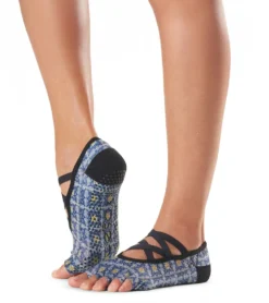 Toesox Elle Half-Toe Yoga Grip Socks