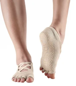 Toesox Elle Half-Toe Yoga Grip Socks