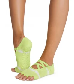 Toesox Elle Half-Toe Yoga Grip Socks