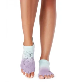 Toesox Grip Half Toe Low Rise Socks