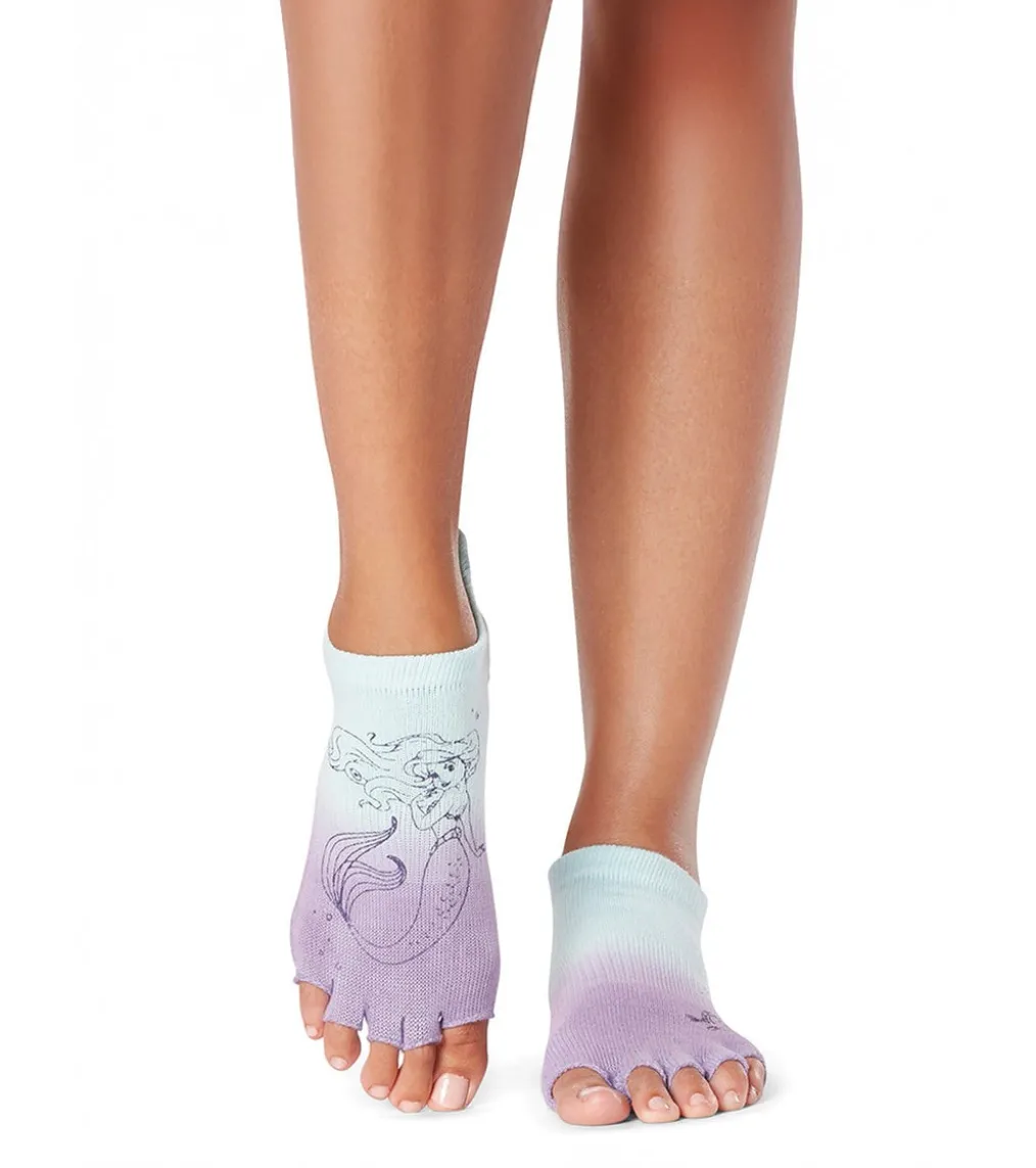 Toesox Grip Half Toe Low Rise Socks