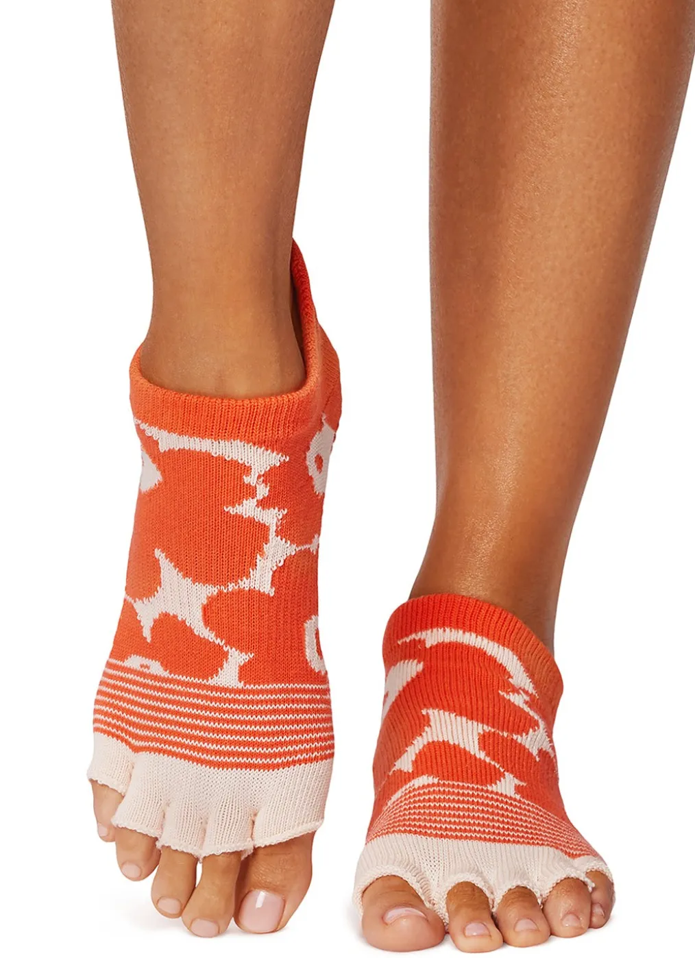 Toesox Grip Half Toe Low Rise Socks