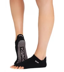 Toesox Grip Half Toe Low Rise Socks