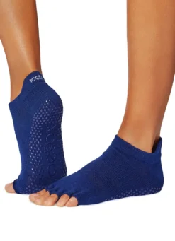 Toesox Grip Half Toe Low Rise Socks