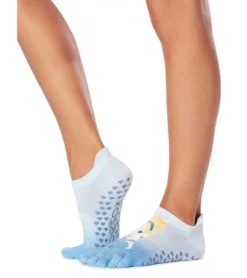 Toesox Low Rise Full-Toe Yoga Grip Socks