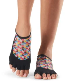 Toesox Luna Half-Toe Yoga Grip Socks