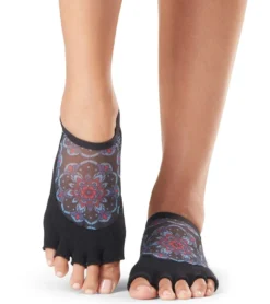 Toesox Luna Half-Toe Yoga Grip Socks