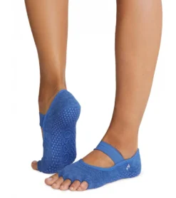Toesox Mia Grip Half Toe Socks